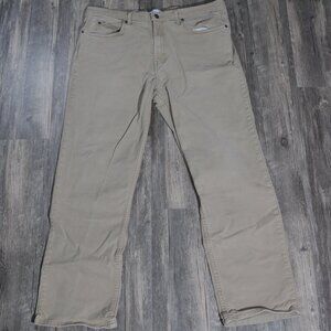 Saddlebred Light Khaki Denim Workwear Work Pant Men's Fits 38x29 (tagged 38x32)